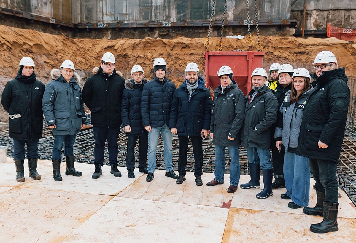 Начало монолитных работ в «Мангазее на Тульской»